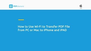 How to Use WiFi to Transfer PDF File from PC and Mac to iPhone and iPad screenshot 4