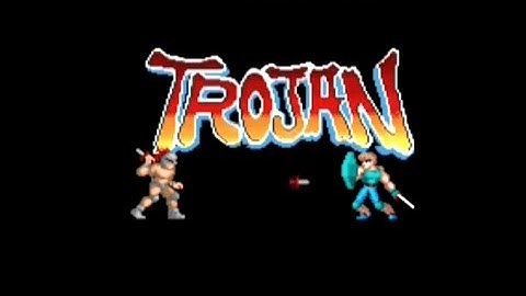Trojan - Arcade Gameplay - Capcom 1986
