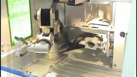 Marking Laser and robotic handling system 01
