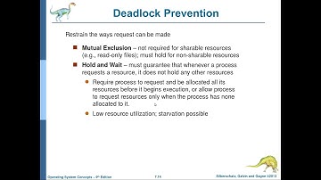 انظمة التشغيل-43: الفصل السابع (الجزء الثاني) deadlock avoidance and deadlock prevention