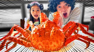 Mukban Spicy Food Giant King  Crab & Korean Kimchi Spicy Seafood Boil 대왕 킹크랩 매운대왕해물찜 먹방
