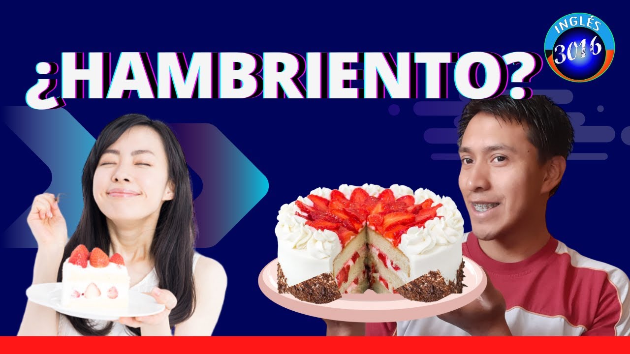 🤪Diferentes EXPRESIONES en INGLÉS para decir ESTOY HAMBRIENTO / 😏I AM