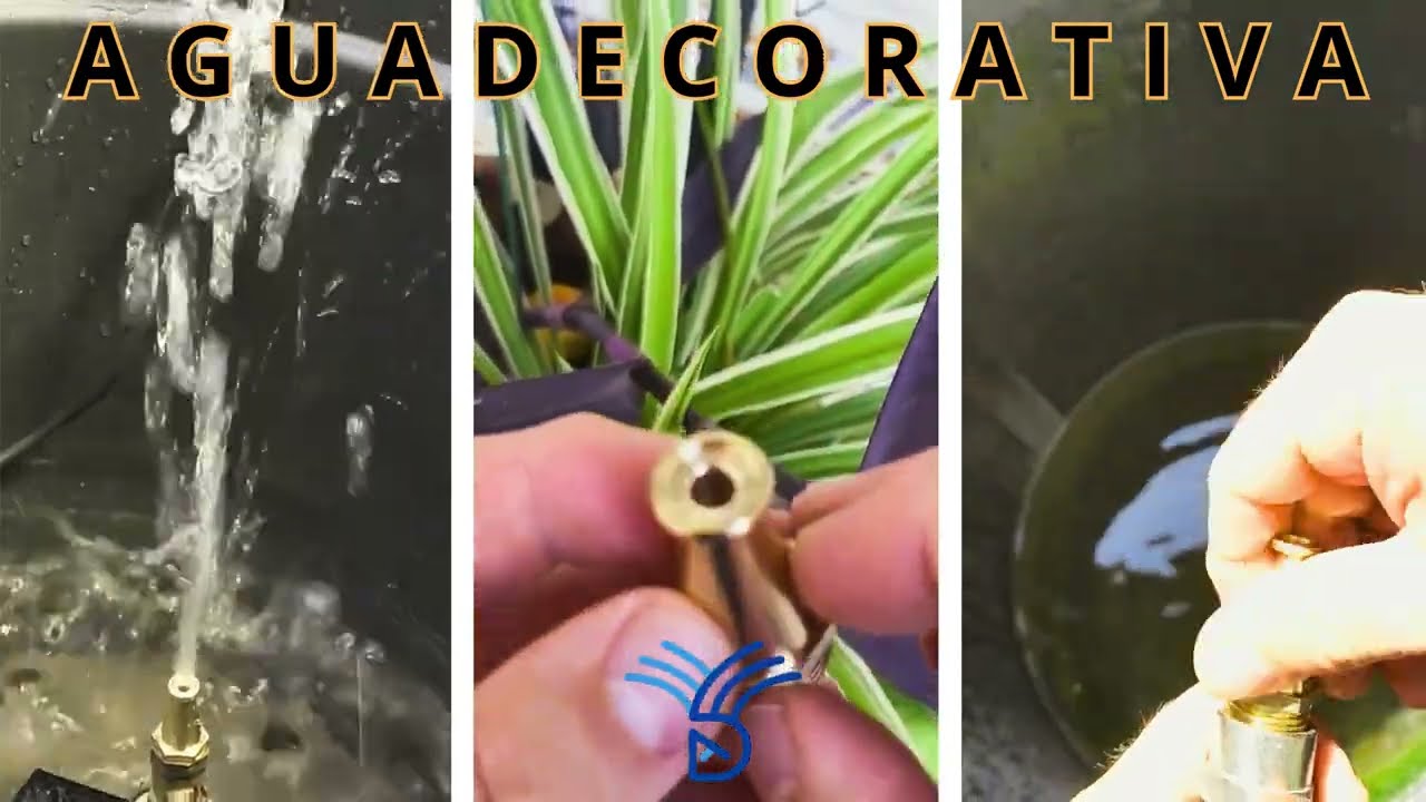 Ugello Orientabile 6mm Ugello Per Fontana Da Giardino Getto A Lancia 6 Mm - Regolabile In Altezza E Inclinazione, Con Valvola Ugelli Fontana Giardino - 8