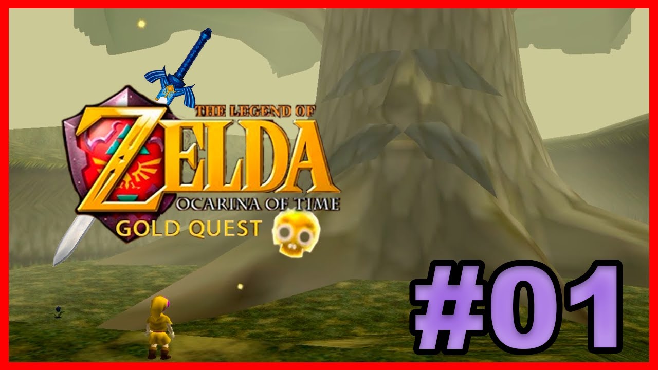 Zelda Ocarina of Time Gold Quest Gameplay completa Episódio 1 YouTube
