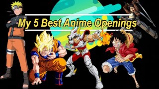 My 5 Best Anime Openings Japanese Lyrics