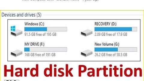 Hard Drive partition Create While whil Installing Windows 7/8/10/11