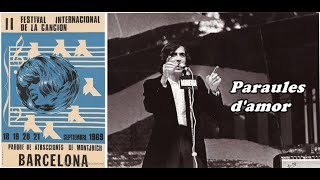 Joan Manuel #Serrat - Paraules d'amor - II Festival Internacional de la Canción BCN 1969 (Audio)