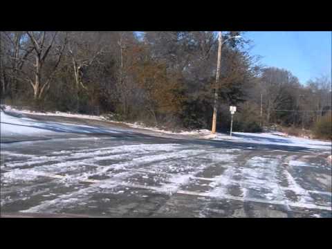 Here's some ice/snow action from the City of College Park. This city of about 20382 people is home to Georgia's second largest convention center (Georgia International Convention Center); the "World's Busiest Airport" (portions of Hartsfield-Jackson Atlanta International Airport were taken from College Park, East Point, Hapeville, and unincorporated Clayton and Fulton counties); and several buildings/places which are on the US National Register of Historic Places.