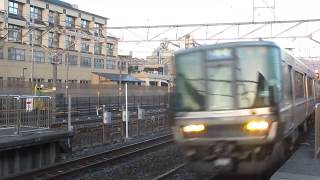 JR西日本 223系2000番台 普通 米原行き 膳所駅 南草津駅  20190119