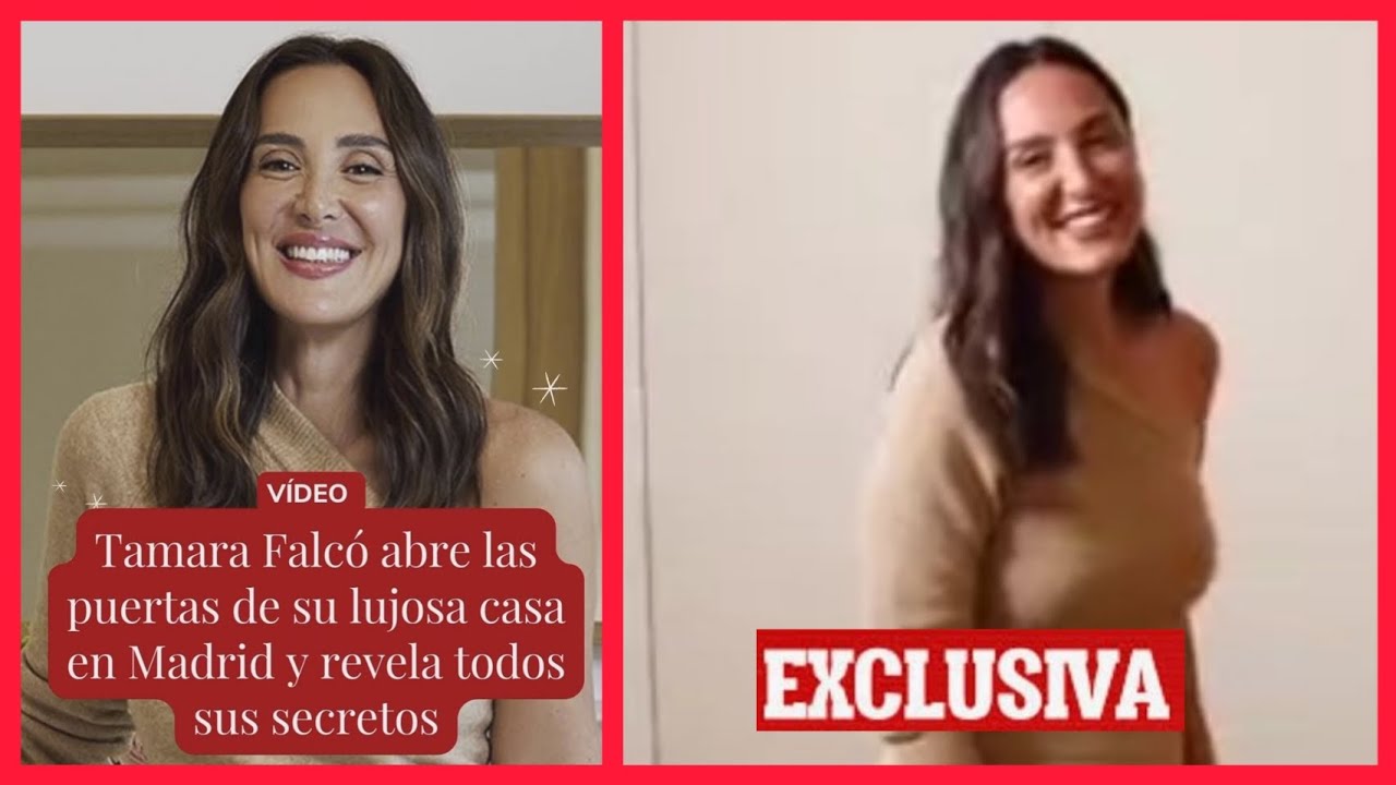 ❤️TAMARA FALCO MUESTRA SU LUJOSA CASA DE MADRID