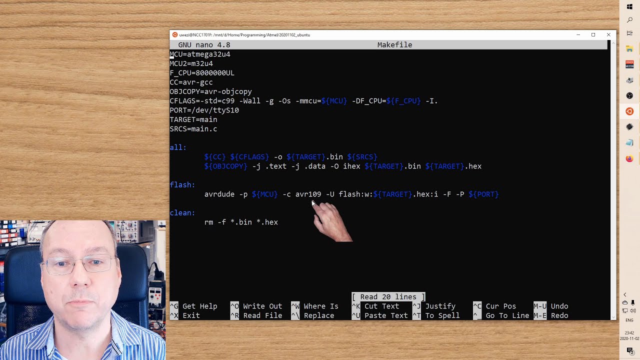 Getting started with AVR and Linux command line tools - YouTube