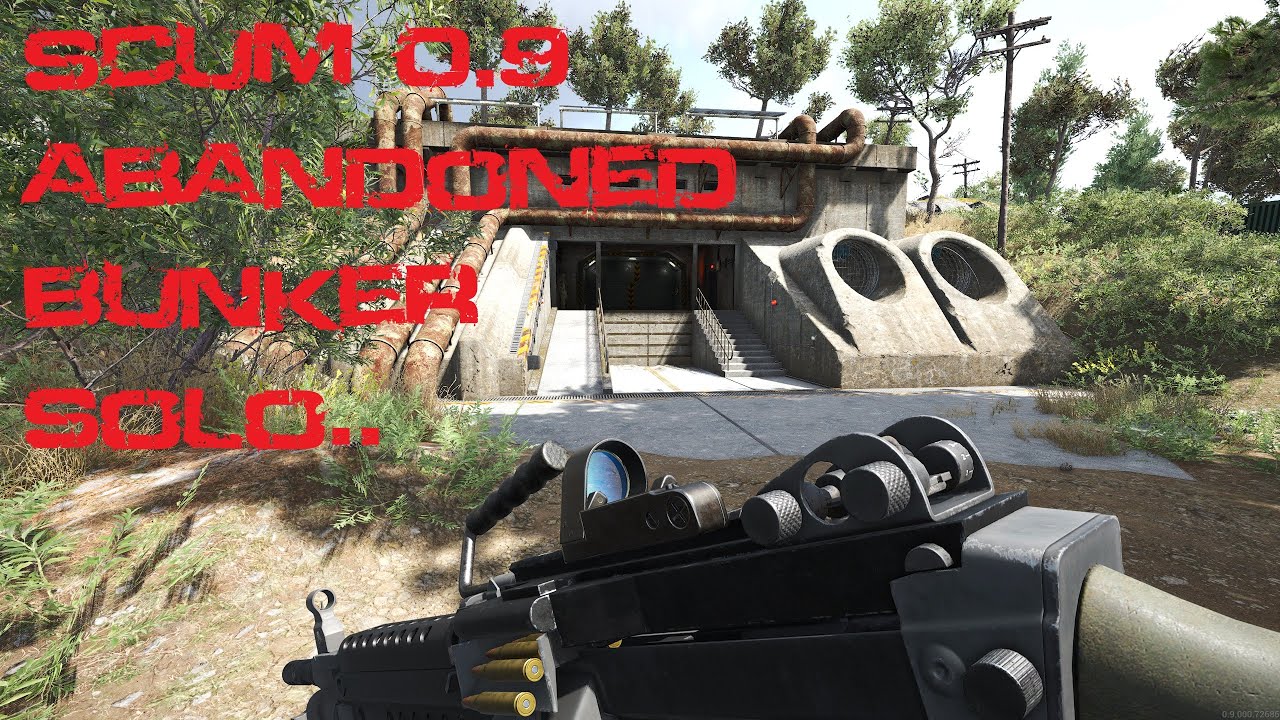 SCUM Smokin´ Hot 0.9 A3 Abandoned Bunker Attempt Solo! 