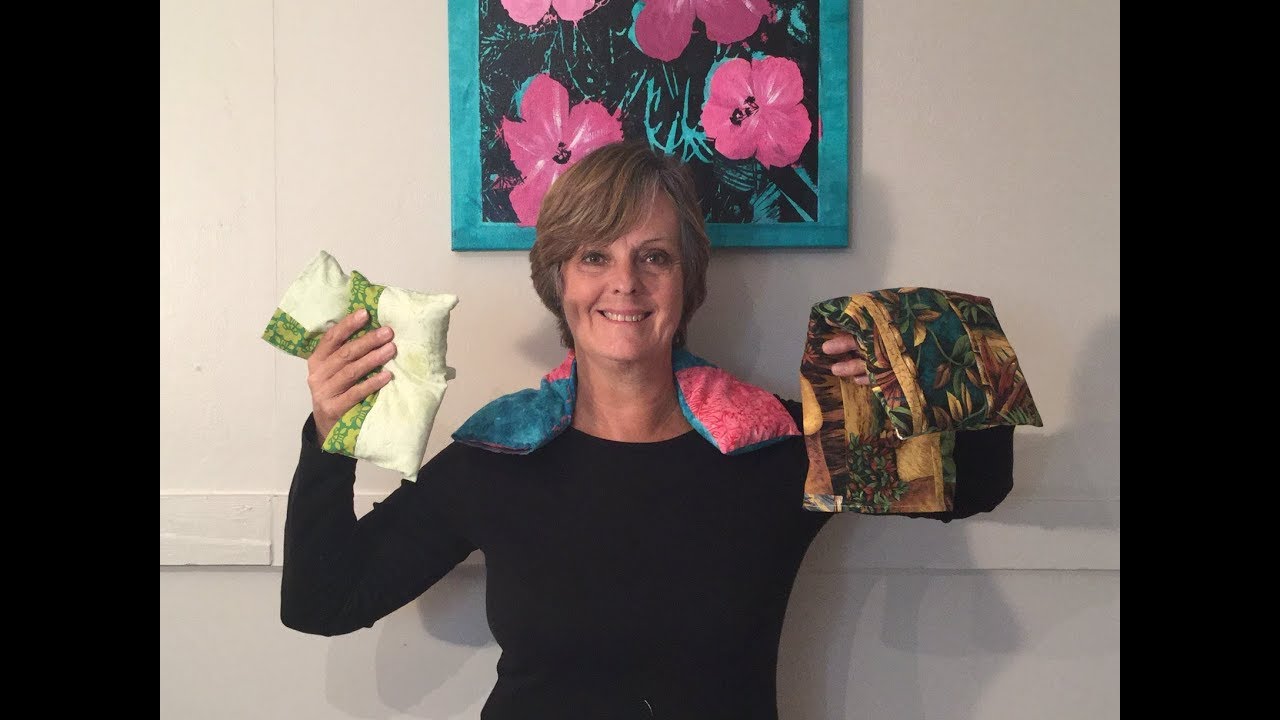 HOW TO - MAKE HEAT PACKS & ICE PACKS - WITH FABRIC SCRAPS & FEED CORN
