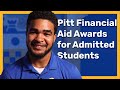 Pitt financial aid awards for admitted students