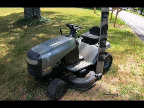 Fixing a free lawn tractor