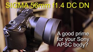 Sigma 56mm f1.4 DC DN lens for Sony E mount review. Is this lens a good prime for your Sony?