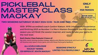 Pickleball master classes coming to northern Queensland with Gordon Watson