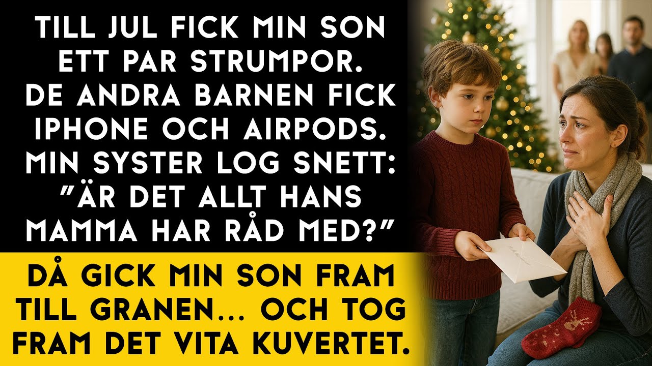 Min syster skrattade åt min present till min son… tills han tog fram sin