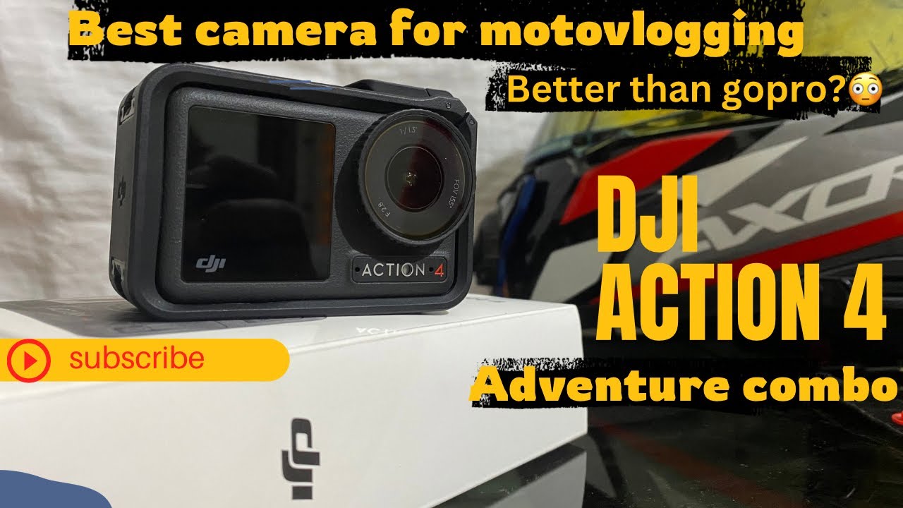 Dji osmo Action 4 | Best camera for Moto vlogging in budget | Dji ...