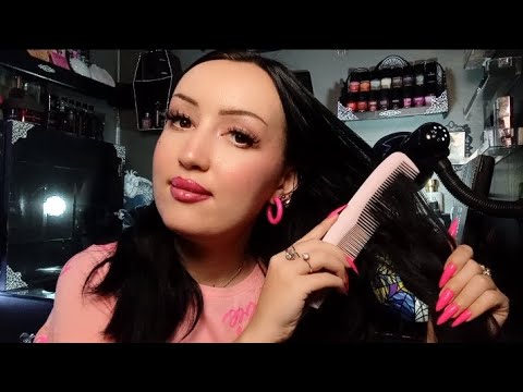 ASMR Češljam Kosu 🪮 Brushing my Hair (Whisper Ramble) 