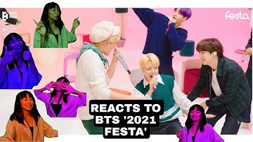 (ENG&IND SUBS) REACTS TO BTS "2021 FESTA"