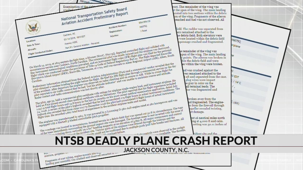 NTSB releases Jackson Co. deadly plane crash preliminary report - YouTube