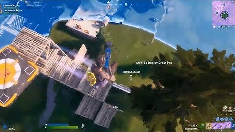 WORLDS FIRST FORTNITE CRASHPAD TRICKSHOT ON FIRST TRY!