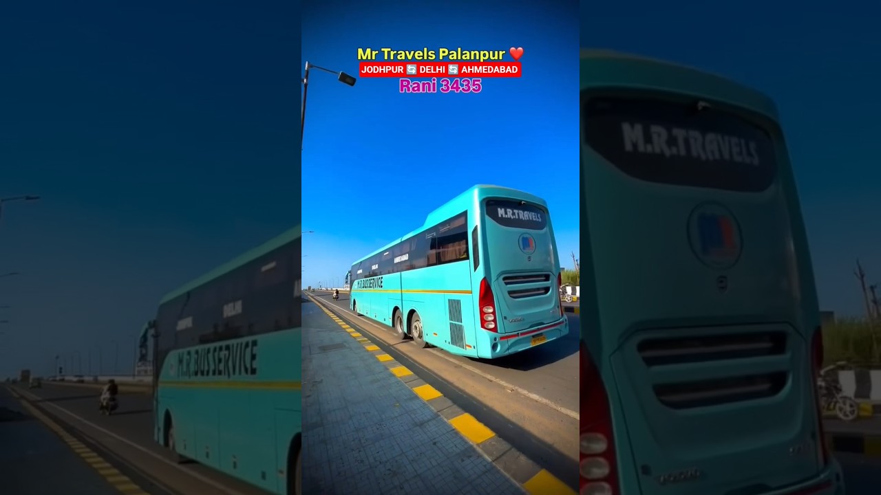 M.R.TRAVELS Brand New Volvo 9600s Bus Jodhpur 🔄 Delhi 🔄 Ahmedabad 😊😍 