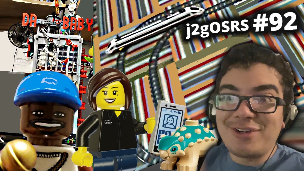 LEGO Samsung Girl + DaBaby Bugle + LONG LEGO Train - j2gOSRS #92