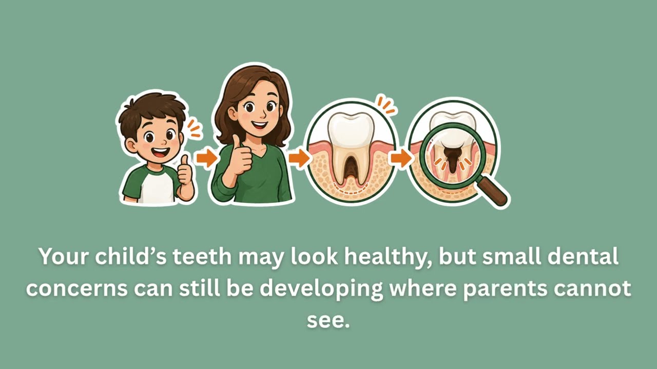 ⁣Why Kids Need a Dentist Even When Teeth Look Healthy