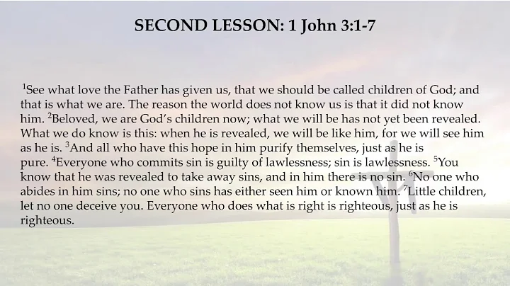 The Third Sunday After Easter - April 18, 2021