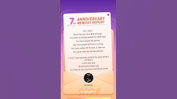 Blockmango 7th Anniversary Report card #shorts
