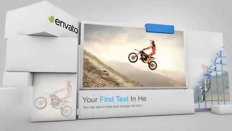 Cube Assemble Slideshow | After Effects Template | Video Displays