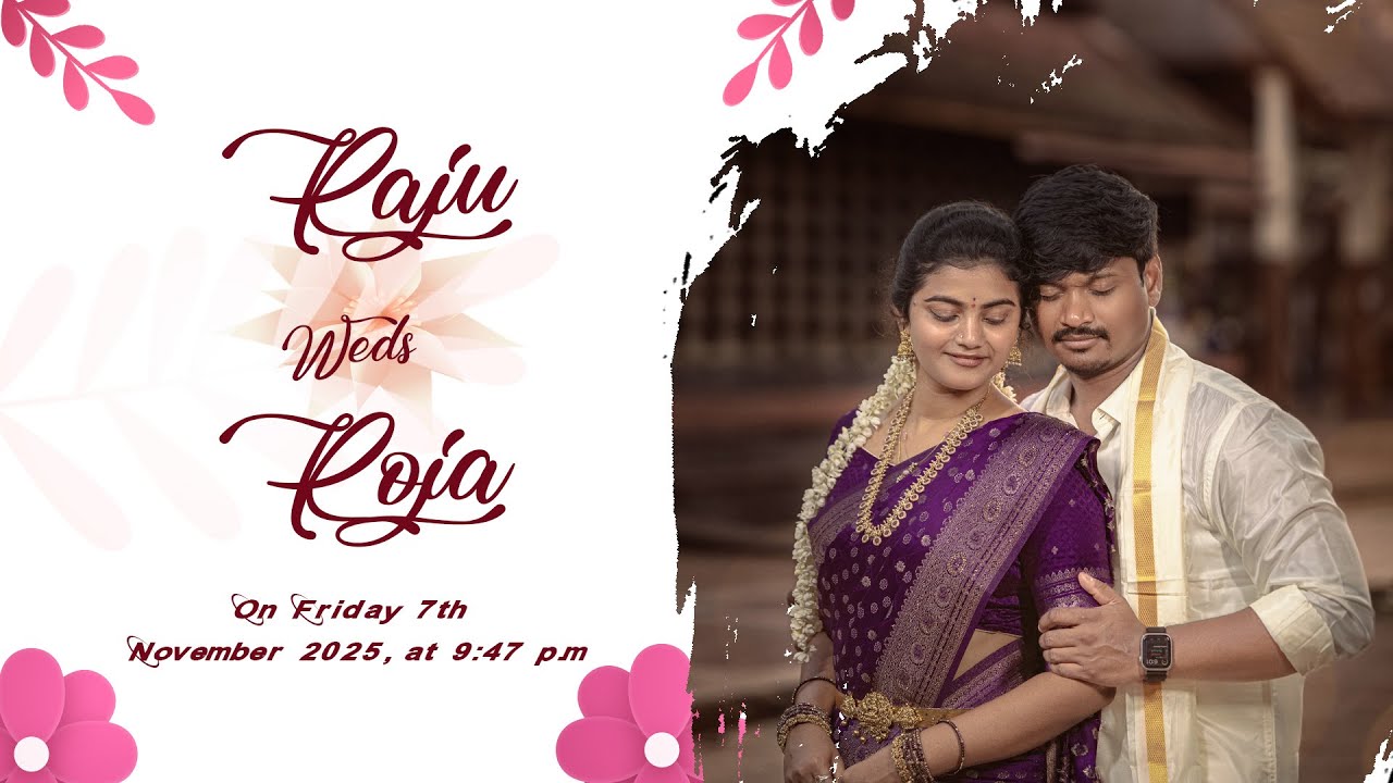 Raju Weds Roja Wedding celebration #wedding - YouTube