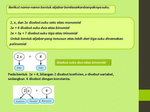 Video: Bagaimanakah anda mencari luas Monomial?