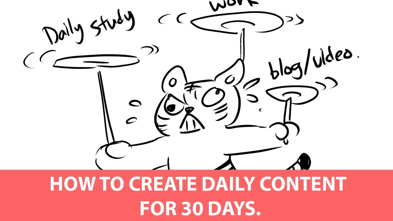HOW TO CREATE DAILY CONTENT FOR 30 DAYS YouTube how-to-create-daily-content-for-30-days-youtube