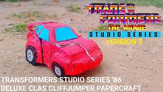PAPERCRAFT TRANSFORMERS THE MOVIE STUDIO SERIES '86 DELUXE CLASS CLIFFJUMPER (v. 2.0)