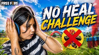 NO HEALING CHALLENGE 💗\freefire \ free fire max \ girlgamer 