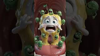 The Truth About Skipping Brushing Your Teeth! 🦷😱 #shorts  #health #animation