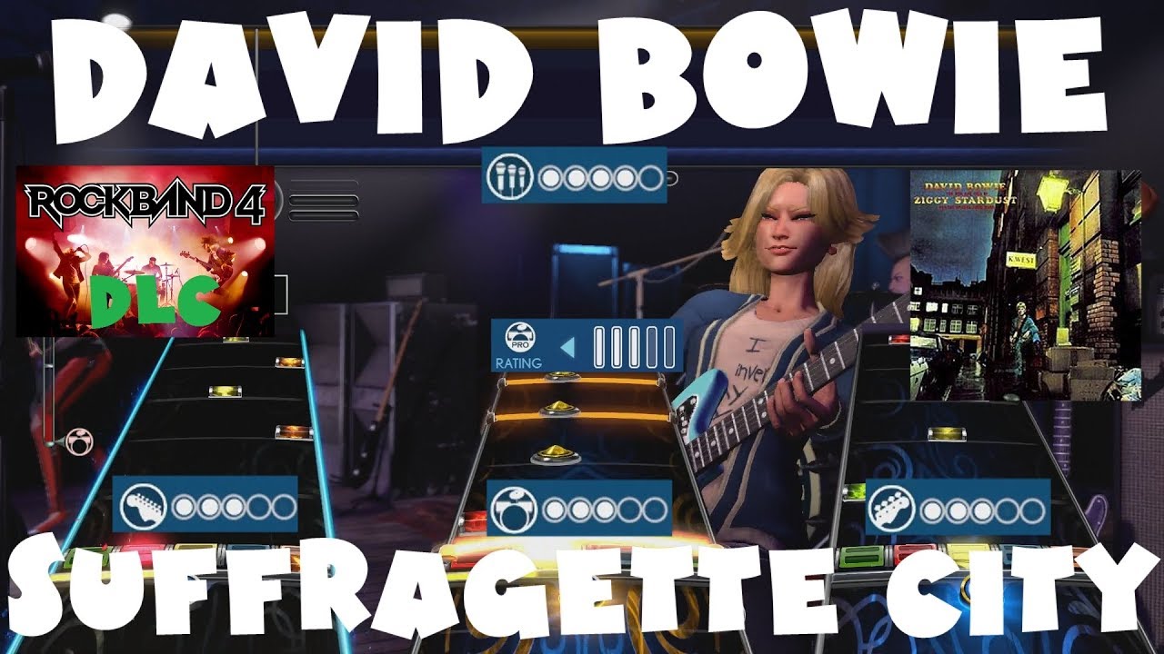 David Bowie - Suffragette City - Rock Band 1 Expert Full Band & RB4 DLC (December 21st, 2017)