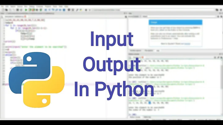 Input Output in Python