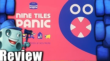 Nine Tiles Panic Review - with Tom Vasel