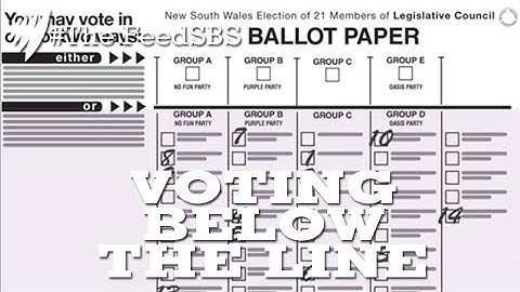 Voting Below The Line I The Feed