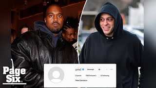 Pete Davidson rejoins Instagram amid Kanye West drama | Page Six Celebrity News