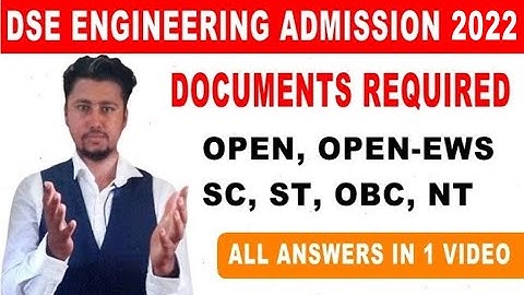 DOCUMENTS REQUIRED FOR DIRECT SECOND YEAR ENGINEERING ADMISSION 2022 IN HINDI
