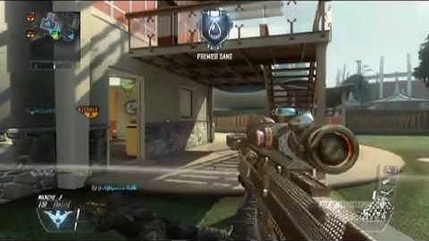 Sick trickshot first blood on nuketown