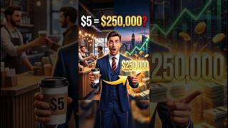 The $5 Coffee That Could Cost You $250,000 ☕💸 #shorts #ytshorts #ai #uk #usa #automation