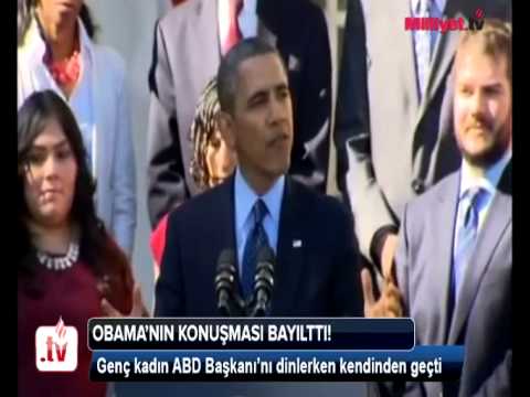 Obama'nın konuşması bayılttı! - YouTube