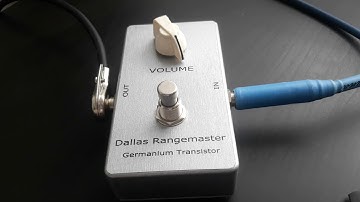 Treble Booster Guitar Effects Pedal DalLas Rangemaster clone by Relicbox