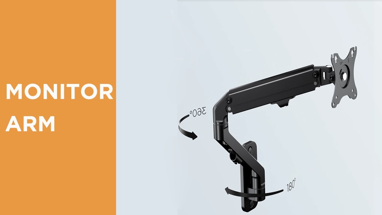 Basic Wall And Pole Mounted Spring-Assisted Monitor Arms LDA38 Series